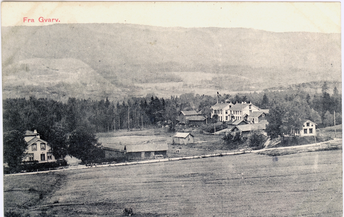 Gvarv. Stemplet 1907. - Telemark museum / DigitaltMuseum