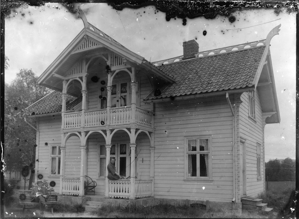 Fotosamling Etter Oystein O Kaasa 1877 1923 Villa I Sveitserstil Ant Telemark Fodt I Bo I