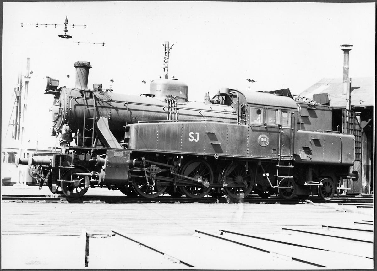 Statens Järnvägar, SJ S1 1910. Järnvägsmuseet / DigitaltMuseum